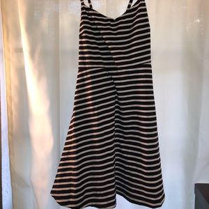 Old Navy striped fit and flare dress